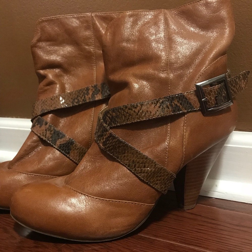 Aldo faux leather booties
